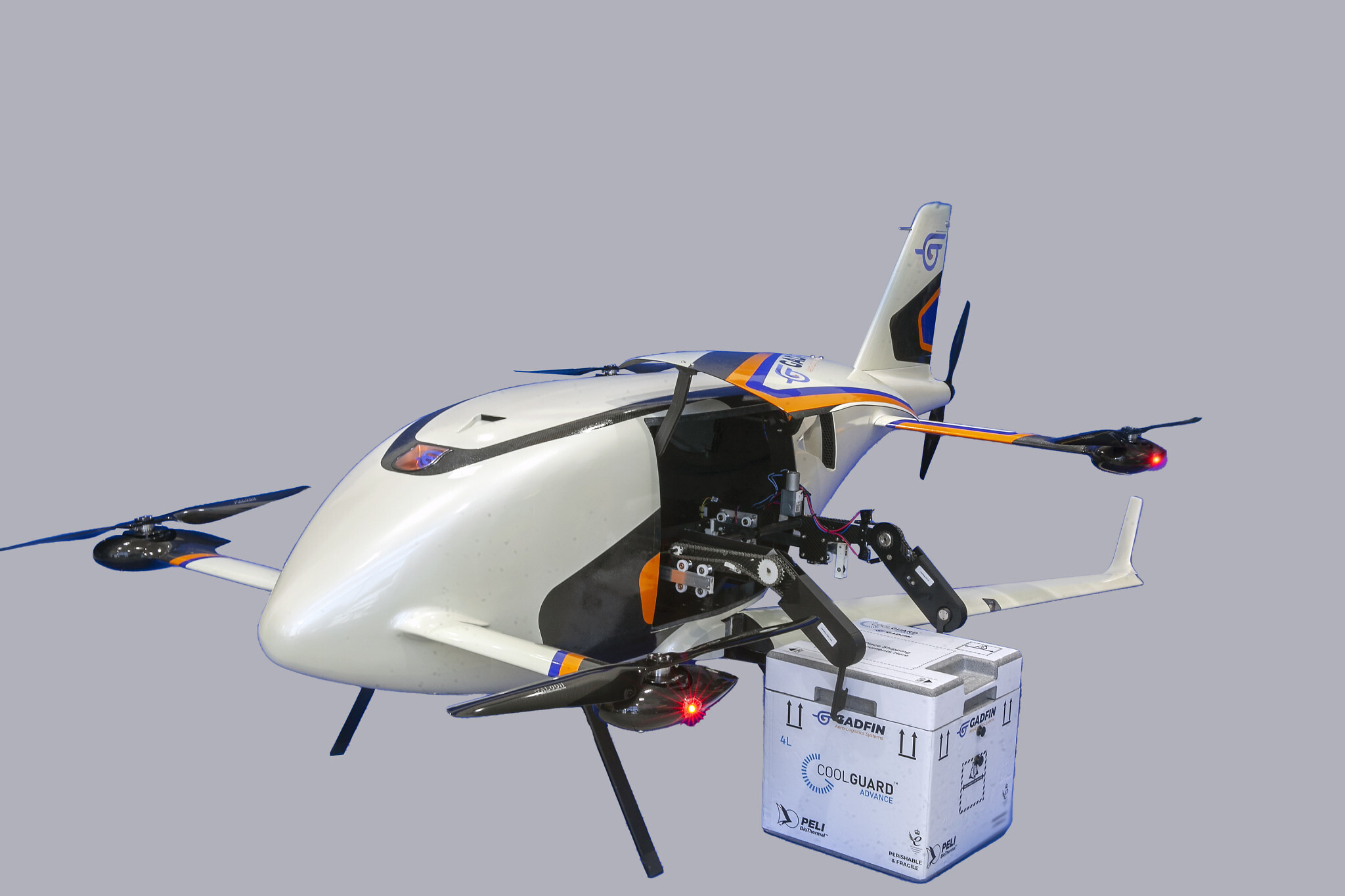 Fournitures médicales livrées par drone aux hôpitaux